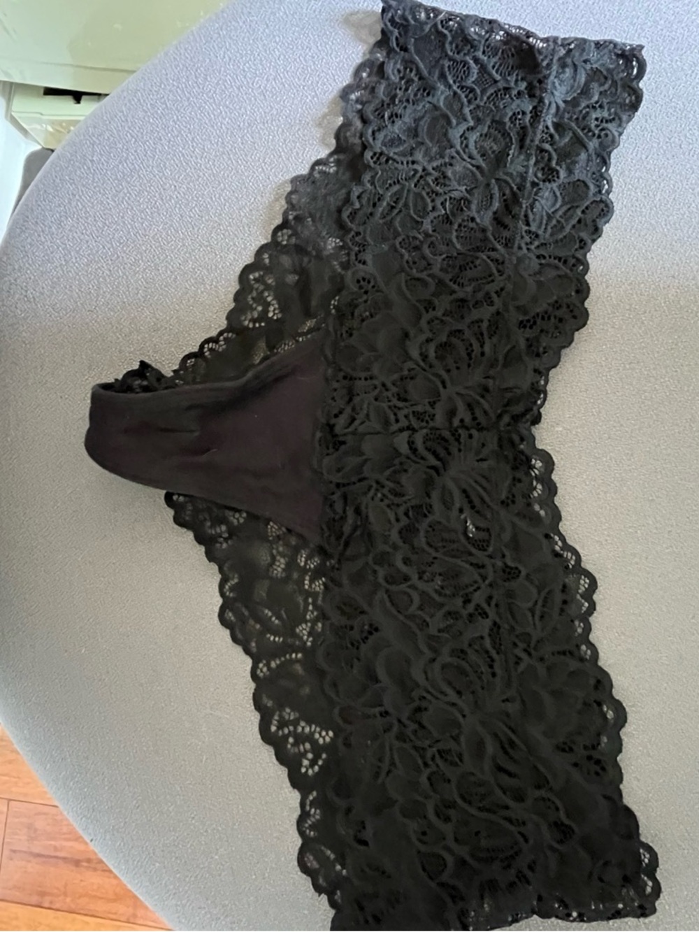 Black Lace Cheeky Bikini Panty